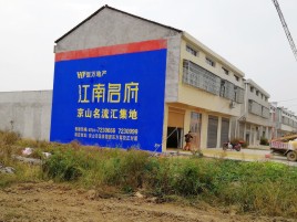 安康农村墙体广告在不同形式上面展现的不同特色